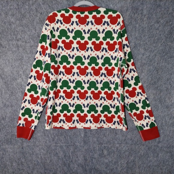 Disney Hanna Andersson Pajama Shirt Xl Mickey Mouse Christmas Organic Cotton - Picture 6 of 8